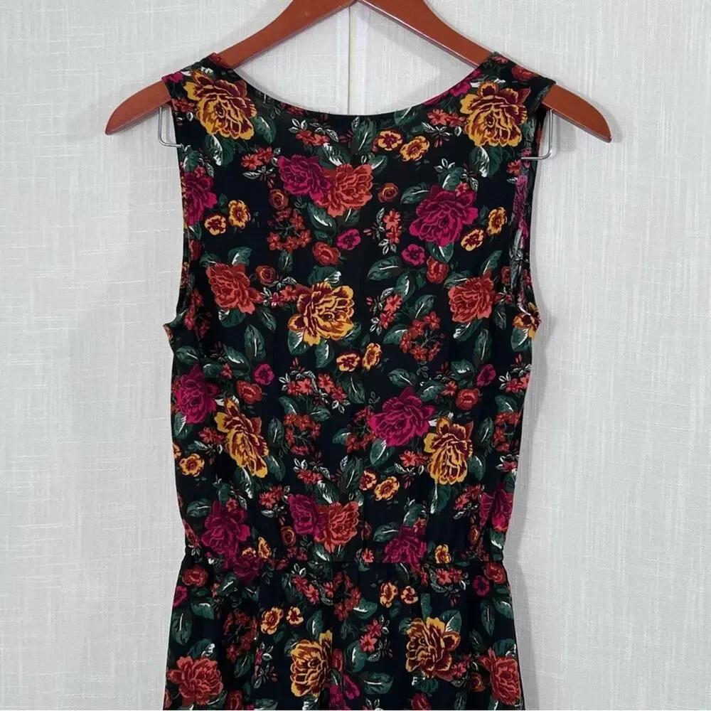 Ambiance Floral Flower Shorts Romper Dress Size M - Picture 11 of 13